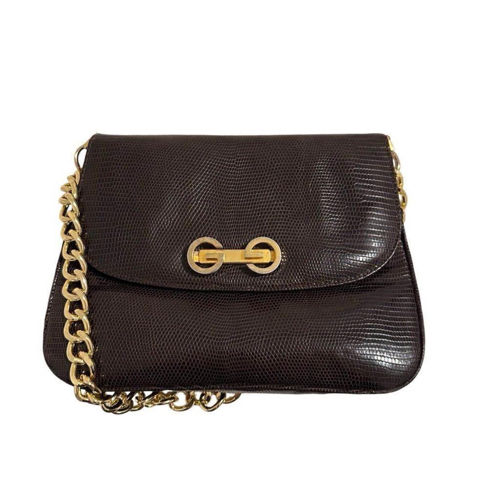 Gucci crocodile leather shoulder bag - Picture 5 of 16